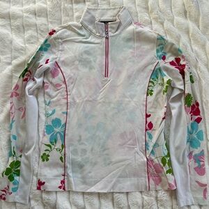 Bogner Floral Ski Top Size S